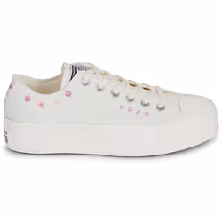 Sneakers basse Converse CHUCK TAYLOR ALL STAR LIFT FLORAL EMBROIDERY LOW TOP Bianco - 36
