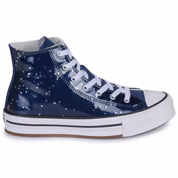 Scarpe bambini Converse CHUCK TAYLOR ALL STAR EVA LIFT GLITTER PLATFORM Blu - 37 - Vista aggiuntiva 2