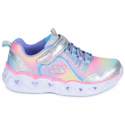 Scarpe bambini Skechers HEART LIGHTS RAINBOW LUX Argento - 29 - Vista aggiuntiva 2