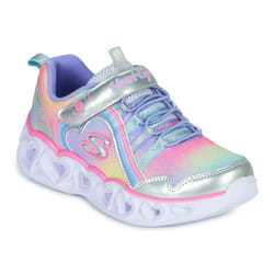 Scarpe bambini Skechers HEART LIGHTS RAINBOW LUX Argento - 35