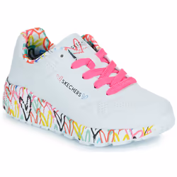 Scarpe bambini Skechers UNO LITE Bianco - 32