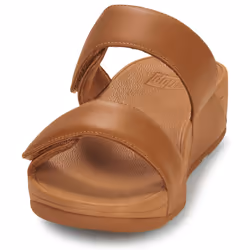 Sandali FitFlop Lulu Adjustable Leather Slides Marrone - 42 - Vista aggiuntiva 3