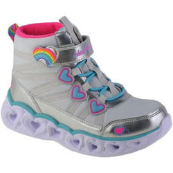 Stivaletti bambini Skechers Sweetheart Lights - Sweet Styling Argento - 32