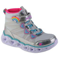 Stivaletti bambini Skechers Sweetheart Lights - Sweet Styling Argento - 34