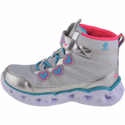 Stivaletti bambini Skechers Sweetheart Lights - Sweet Styling Argento - 34 - Vista aggiuntiva 2