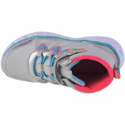 Stivaletti bambini Skechers Sweetheart Lights - Sweet Styling Argento - 34 - Vista aggiuntiva 3
