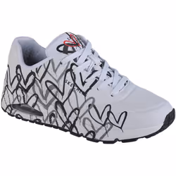 Sneakers basse Skechers Uno-Spread The Love Bianco - 40