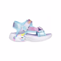 Sandali bambini Skechers Unicorn dreams sandal - majes Blu - 21.22 - Vista aggiuntiva 2