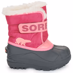 Scarpe da neve bambini Sorel CHILDRENS SNOW COMMANDER Rosa - 28 - Vista aggiuntiva 2