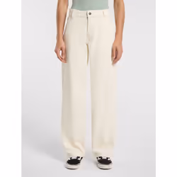 Pantaloni morbidi / Pantaloni alla zuava Dickies STEVENSVILLE - DK0A863SECR1-ECRU Bianco - 26