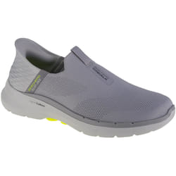 Sneakers Skechers Slip-Ins: GO WALK 6 - Easy On Grigio - 47