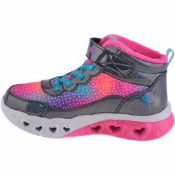 Stivaletti bambini Skechers Flutter Heart Lights - Simple Amor Blu - 29 - Vista aggiuntiva 2