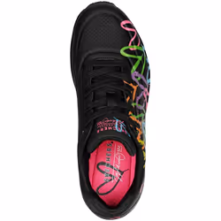 Sneakers basse Skechers JGoldcrown: Uno - Highlight Love Nero - 38 - Vista aggiuntiva 3