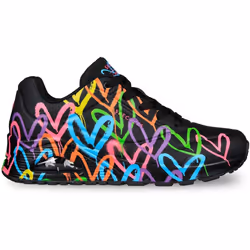 Sneakers basse Skechers JGoldcrown: Uno - Highlight Love Nero - 39