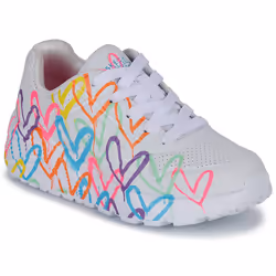 Scarpe bambini Skechers UNO LITE BASKETS Bianco - 29