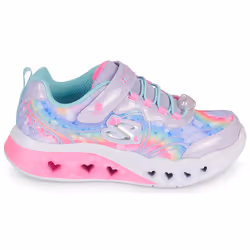 Scarpe bambini Skechers FLUTTER HEART LIGHTS Argento - 30