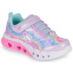 Scarpe bambini Skechers FLUTTER HEART LIGHTS Argento - 35