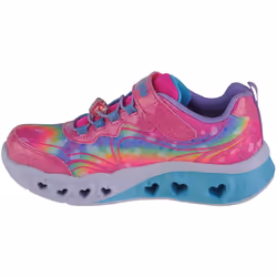 Scarpe bambini Skechers Flutter Heart Lights-Groovy Swirl Rosa - 35