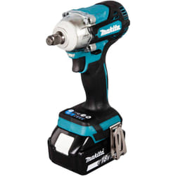 Avvitatore a impulsi a batteria Makita DTW300TJX7, 18V 2x 5,0 Ah e caricabatterie in makpac + set di bussole a impulsi da 14 pezzi