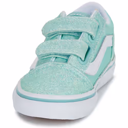 Scarpe bambini Vans Old Skool V GLITTER PASTEL BLUE Blu - 21