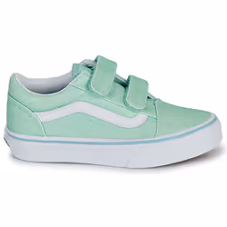 Scarpe bambini Vans UY Old Skool V GLITTER PASTEL BLUE Verde - 33