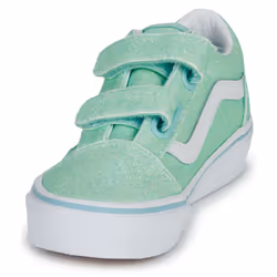 Scarpe bambini Vans UY Old Skool V GLITTER PASTEL BLUE Verde - 33