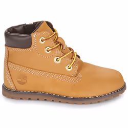 Stivaletti bambini Timberland POKEY PINE MID LACE UP WITH ZIP Marrone - 26 - Vista aggiuntiva 2
