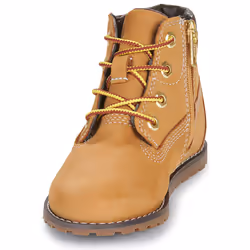 Stivaletti bambini Timberland POKEY PINE MID LACE UP WITH ZIP Marrone - 26 - Vista aggiuntiva 3
