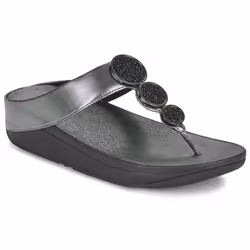 Infradito FitFlop Halo Bead-Circle Metallic Toe- Nero - 38