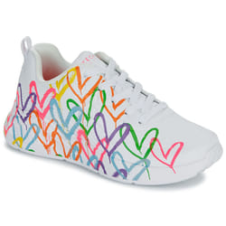 Sneakers basse Skechers UNO LITE GOLDCROWN - HEART OF HEARTS Bianco - 36