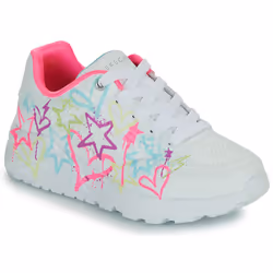 Scarpe bambini Skechers UNO LITE - MY DRIP Bianco - 29