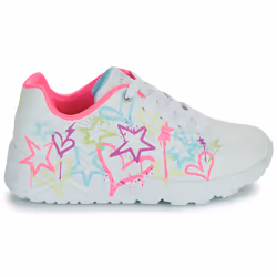 Scarpe bambini Skechers UNO LITE - MY DRIP Bianco - 39 - Vista aggiuntiva 2