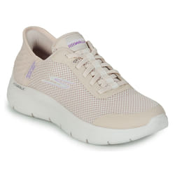 Sneakers basse Skechers HANDS FREE SLIP INS : GO WALK FLEX - GRAND ENTRY Beige - 36