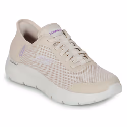 Sneakers basse Skechers HANDS FREE SLIP INS : GO WALK FLEX - GRAND ENTRY Beige - 37