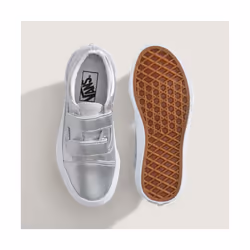 Scarpe bambini Vans Old skool v dazzled Grigio - 34 - Vista aggiuntiva 2