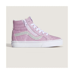 Scarpe bambini Vans Sk8-hi reissue side zip glitter Viola - 32