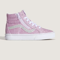 Scarpe bambini Vans Sk8-hi reissue side zip glitter Viola - 27