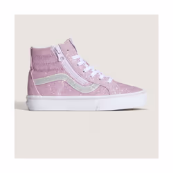 Scarpe bambini Vans Sk8-hi reissue side zip glitter Viola - 27