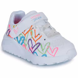 Scarpe bambini Skechers UNO LITE LOVE LEVITATE Bianco - 21