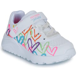 Scarpe bambini Skechers UNO LITE LOVE LEVITATE Bianco - 23