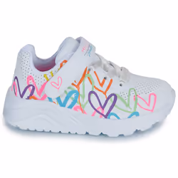 Scarpe bambini Skechers UNO LITE LOVE LEVITATE Bianco - 26 - Vista aggiuntiva 2