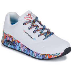 Sneakers basse Skechers JGOLDCROWN: UNO - CLASSIC Bianco - 36