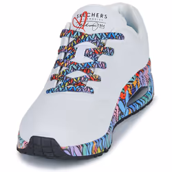 Sneakers basse Skechers JGOLDCROWN: UNO - CLASSIC Bianco - 38 - Vista aggiuntiva 3