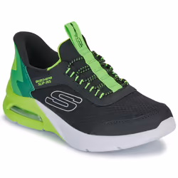 Scarpe bambini Skechers SLIP-INS: MICROSPEC MAX - BRISK-STRIPE Nero - 30