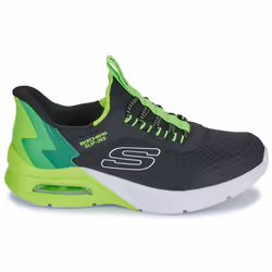 Scarpe bambini Skechers SLIP-INS: MICROSPEC MAX - BRISK-STRIPE Nero - 30
