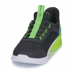 Scarpe bambini Skechers SLIP-INS: MICROSPEC MAX - BRISK-STRIPE Nero - 30