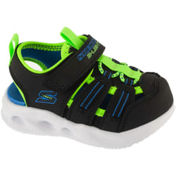 Sandali bambini Skechers S-Lights: Sola Glow Sandal - Hyper-Coast Nero - 22