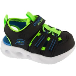 Sandali bambini Skechers S-Lights: Sola Glow Sandal - Hyper-Coast Nero - 24