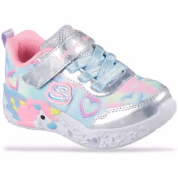 Scarpe bambini Skechers UNICORN CHARMER Grigio - 22 - Vista aggiuntiva 2