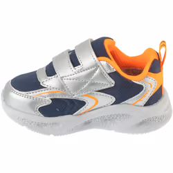 Scarpe bambini Skechers Meteor-Lights - Glow Spike Argento - 25
